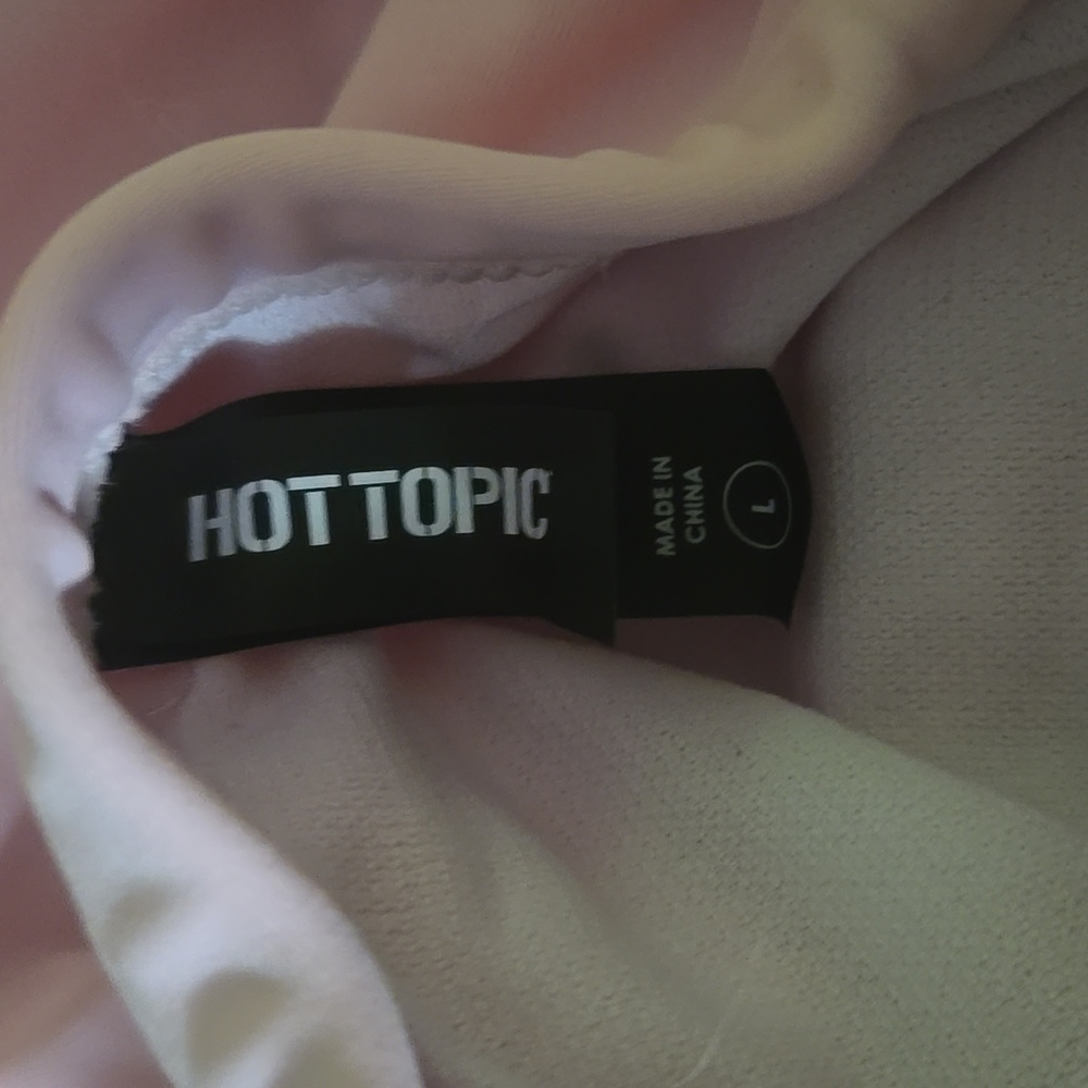 Hot Topic Strawberry High Waisted Bikini (Top XL) Bottoms (L) - Picture 7 of 8